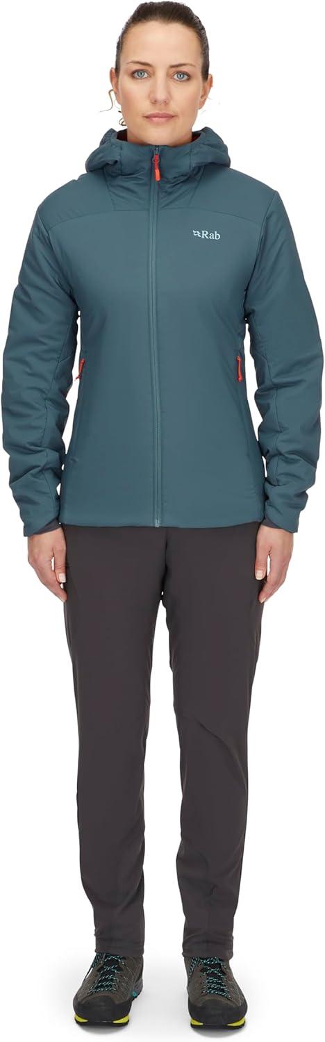 imageRab Womens Xenair Alpine Light Hooded Insulated Jacket for Hiking amp MountaineeringOrion Blue