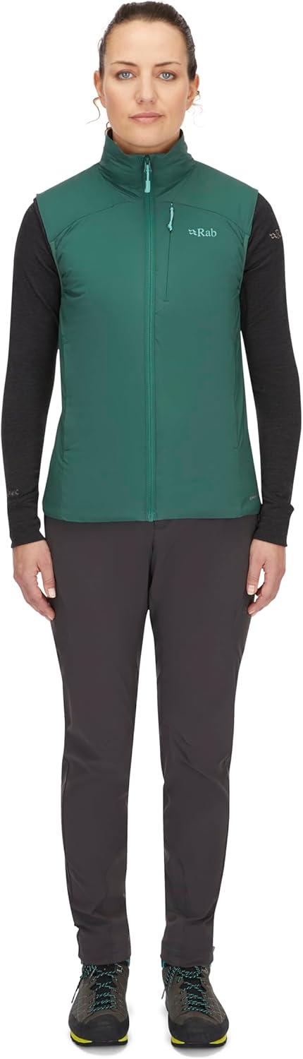 imageRab Womens Xenair Vest Insulated Gilet for Hiking amp MountaineeringGreen Slate