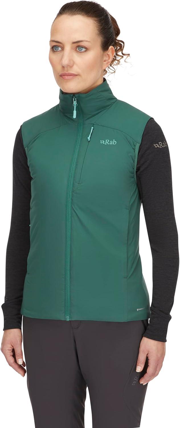 imageRab Womens Xenair Vest Insulated Gilet for Hiking amp MountaineeringGreen Slate