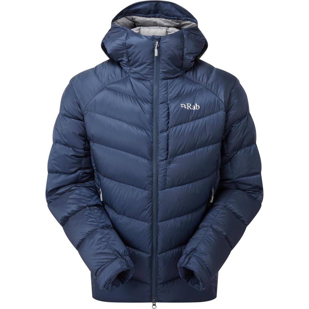 imageRab Mens Glaceon Pro Down Jacket Lightweight Down Coat for Hiking Climbing amp MountaineeringTempest Blue