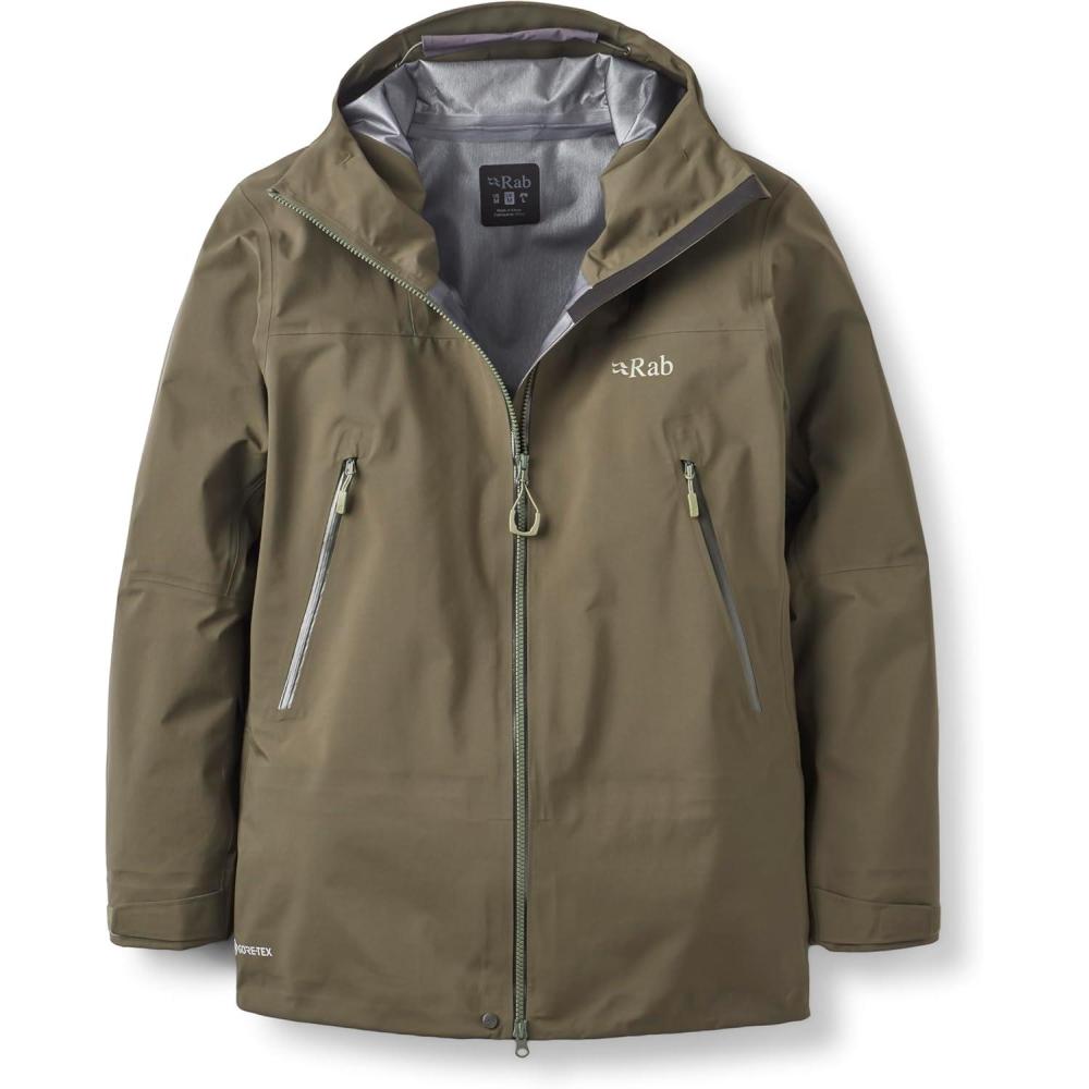 imageRab Mens Kangri GTX Jacket  Waterproof Breathable Goretex Coat for Hiking Trekking amp MountaineeringArmy