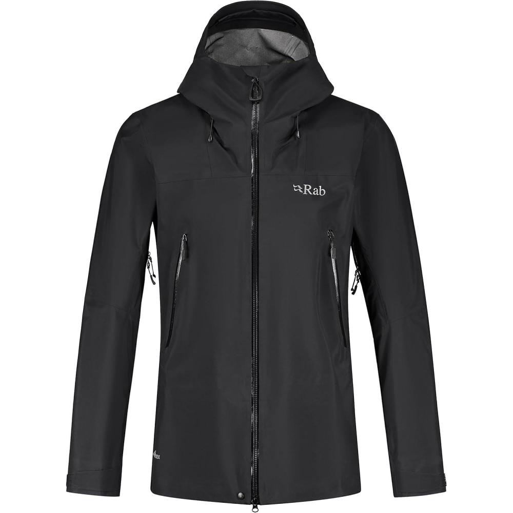 imageRab Mens Kangri GTX Jacket Waterproof Breathable Goretex Coat for Hiking Trekking amp MountaineeringBlackBlack