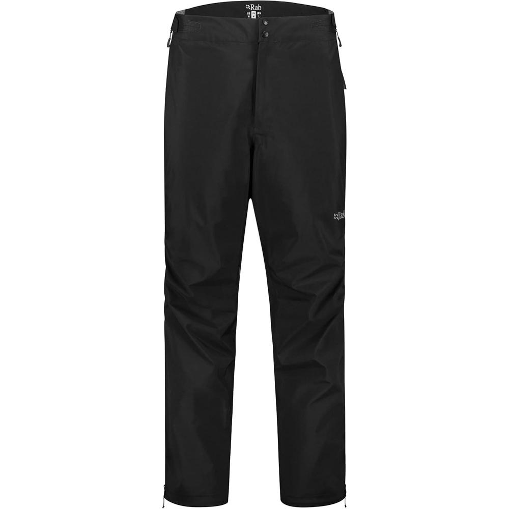 imageRab Mens Kangri GTX Pants Waterproof Breathable GoreTex Shell Pant for Hiking amp MountaineeringBlack