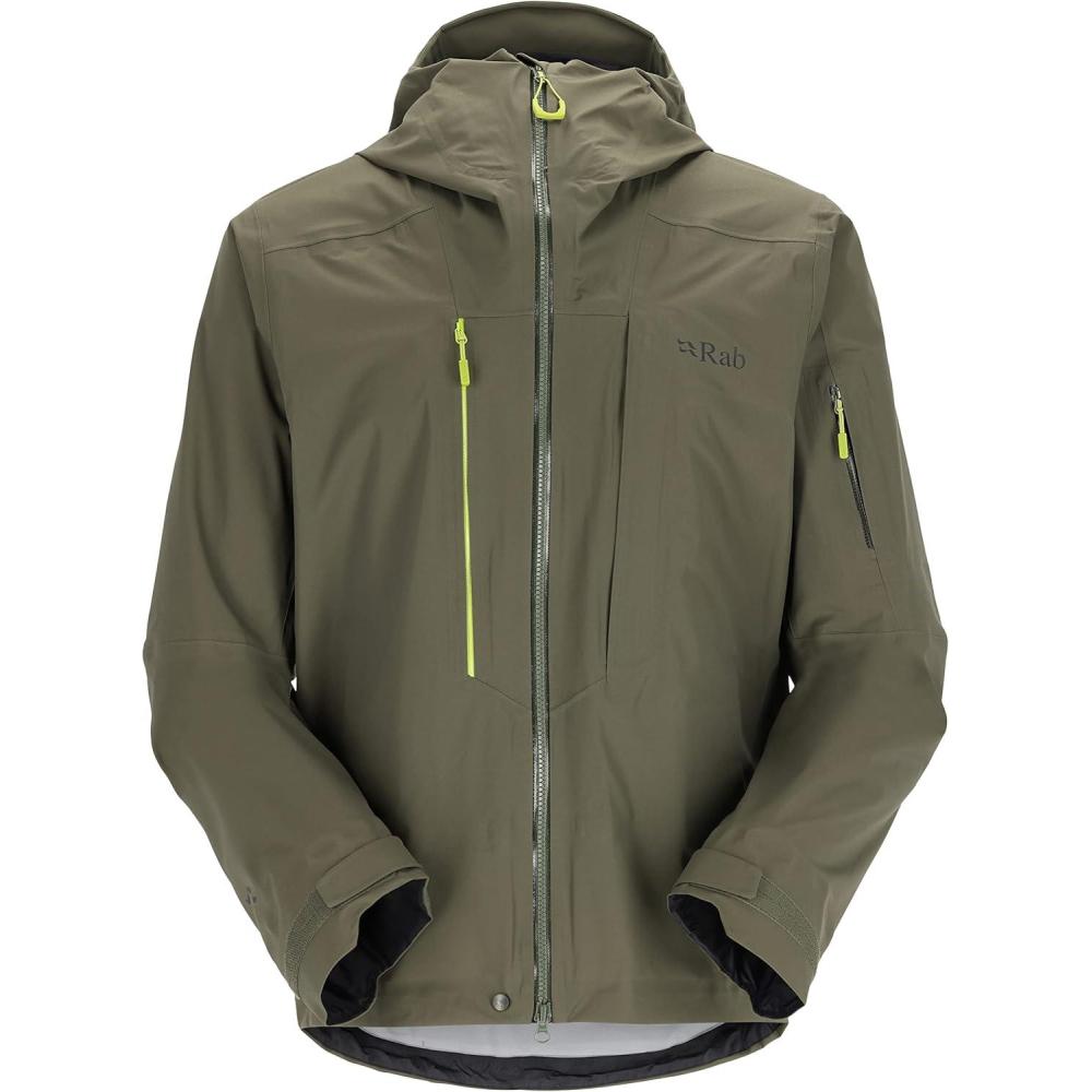 imageRab Mens Khroma Kinetic Waterproof Breathable Jacket for Skiing amp MountaineeringArmy