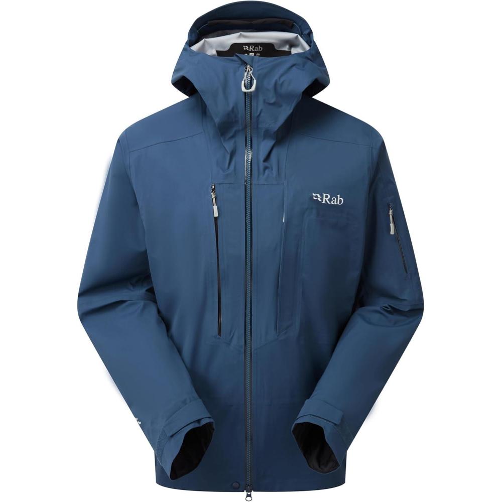 imageRab Mens Khroma Kinetic Waterproof Breathable Jacket for Skiing amp MountaineeringTempest Blue