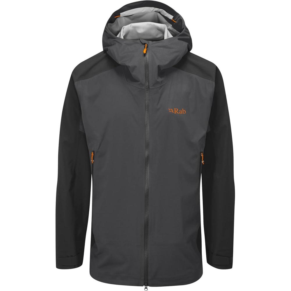 imageRab Mens Kinetic Alpine 20 Jacket  Waterproof Breathable Coat for Skiing amp MountaineeringAnthracite