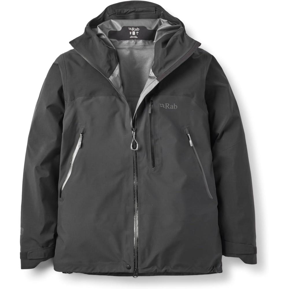 imageRab Mens Latok Mountain GTX Jacket Waterproof Breathable GoreTex Coat for Skiing amp SnowboardingBlack