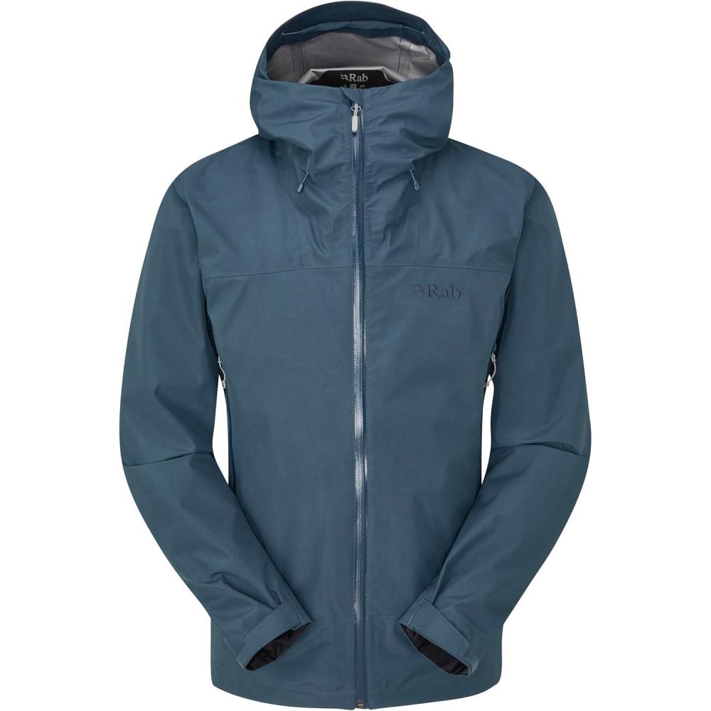 imageRab Mens Namche GTX Jacket GoreTex Waterproof Breathable Rain Shell for Everyday amp HikingOrion Blue