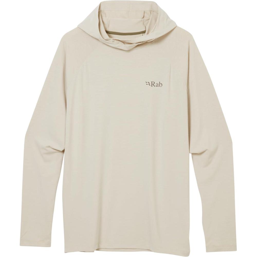 imageRab Mens Rivelin Hoody  Lightweight Breathable Hooded Midlayer for Hiking amp ClimbingPebble
