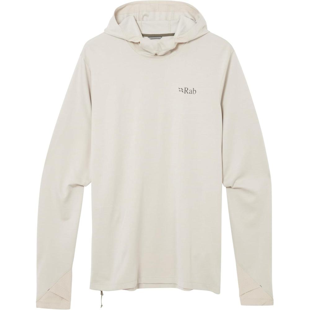imageRab Mens Staden Hoody  Lightweight Breathable Hooded Midlayer for Hiking amp ClimbingPebble