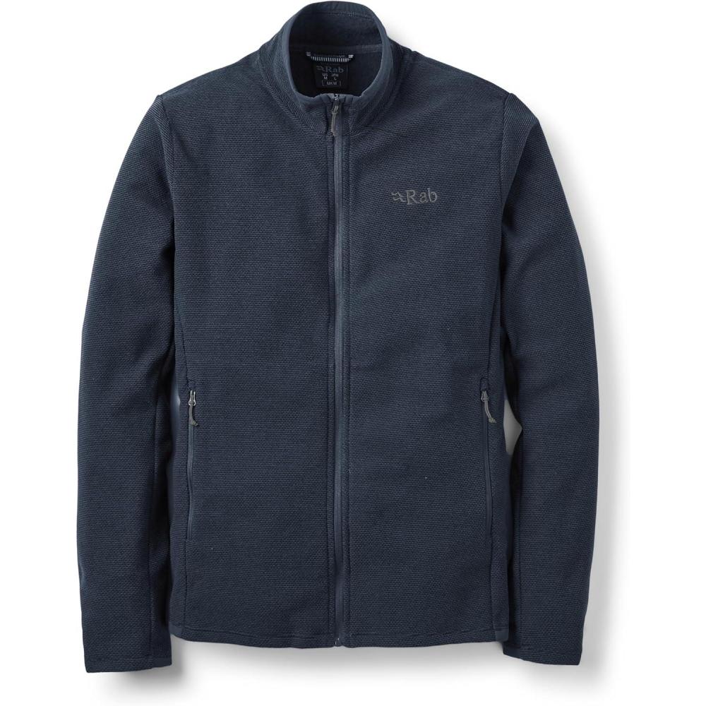 imageRab Mens Stavel Jacket Warm Midweight Fleece Coat for Hiking Climbing amp SkiingBeluga