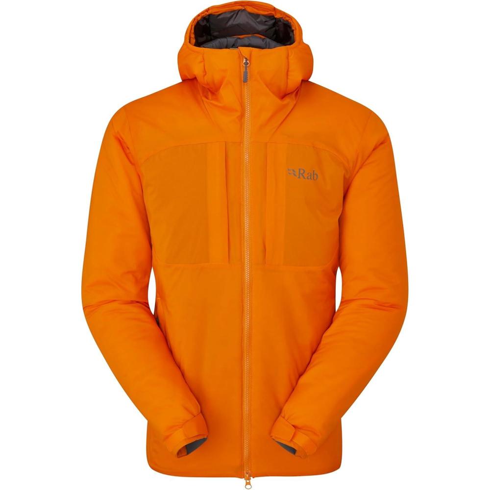 imageRab Mens Xenair Alpine Jacket Lightweight Insulated Coat For Hiking Skiing amp ClimbingMarmalade