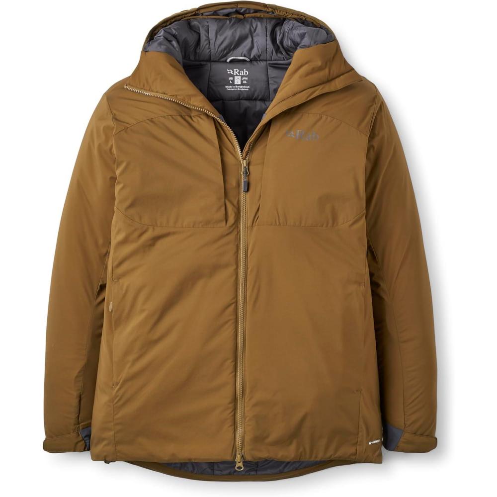 imageRab Mens Xenair Alpine Jacket Lightweight Insulated Coat For Hiking Skiing amp ClimbingOak