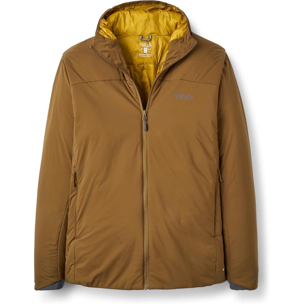 imageRab Mens Xenair Alpine Light Hooded Insulated Jacket for Hiking amp MountaineeringOak