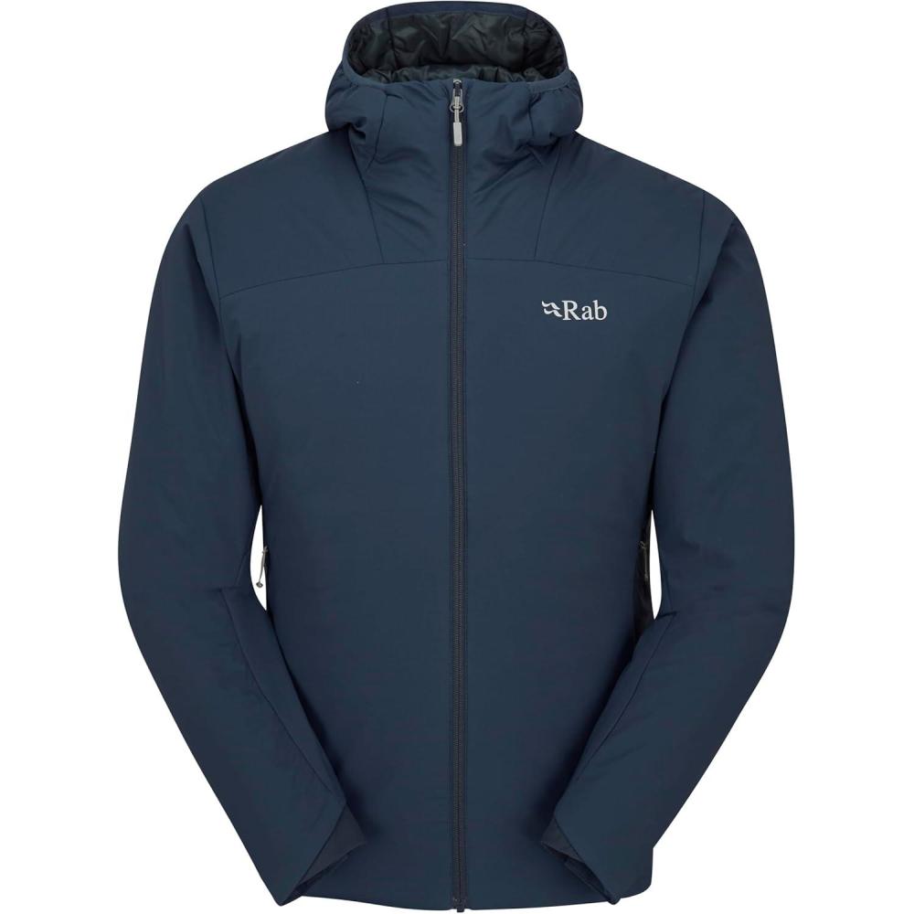 imageRab Mens Xenair Alpine Light Hooded Insulated Jacket for Hiking amp MountaineeringTempest Blue