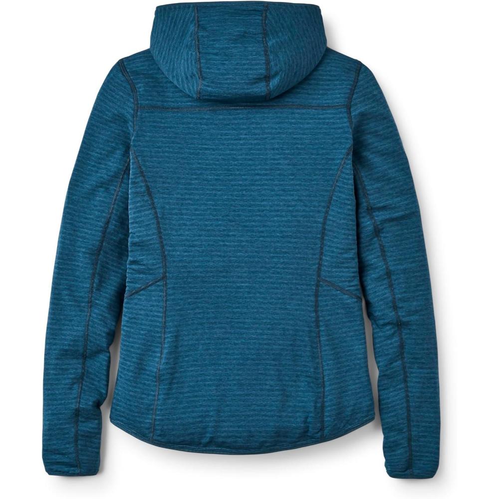 imageRab Womens Ascendor Light Hoody Fleece Jacket for Climbing Skiing amp MountaineeringTempest Blue