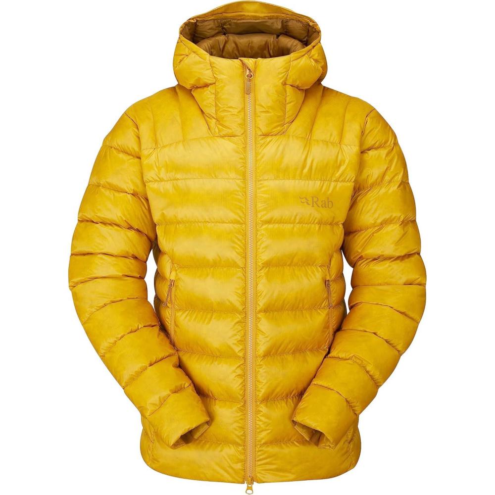 imageRab Womens Electron Pro 800Fill Down Hooded Jacket for Climbing amp MountaineeringSahara