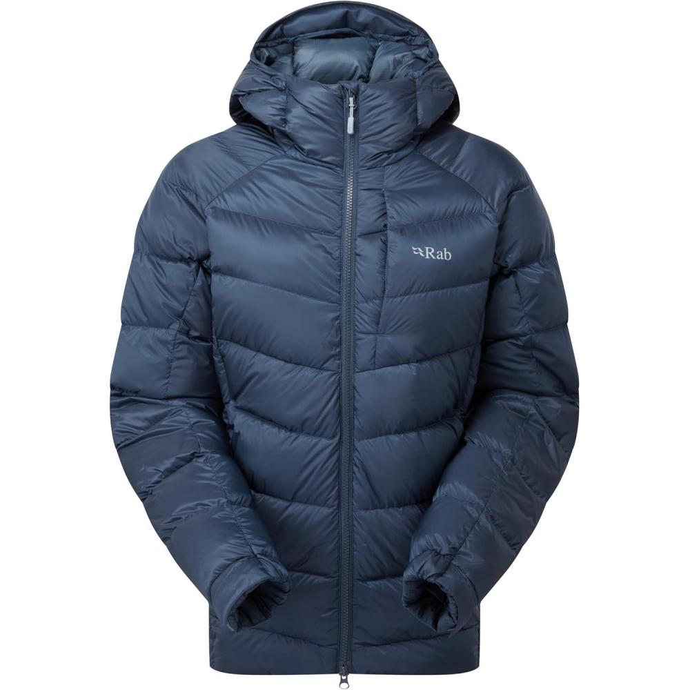 imageRab Womens Glaceon Pro Jacket Lightweight Down Coat for Hiking Climbing amp MountaineeringTempest Blue