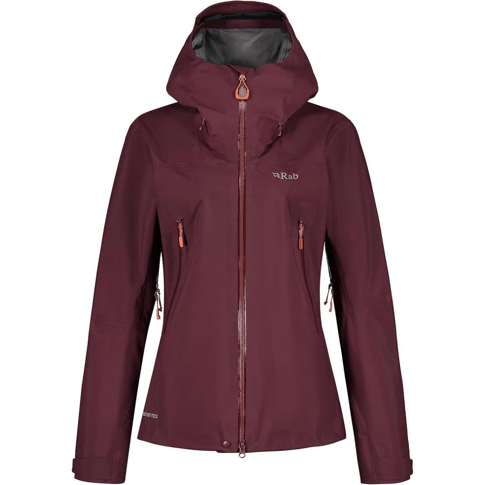imageRab Womens Kangri GTX Jacket  Waterproof Breathable GORETEX Shell for Hiking Climbing amp MountaineeringDeep Heather