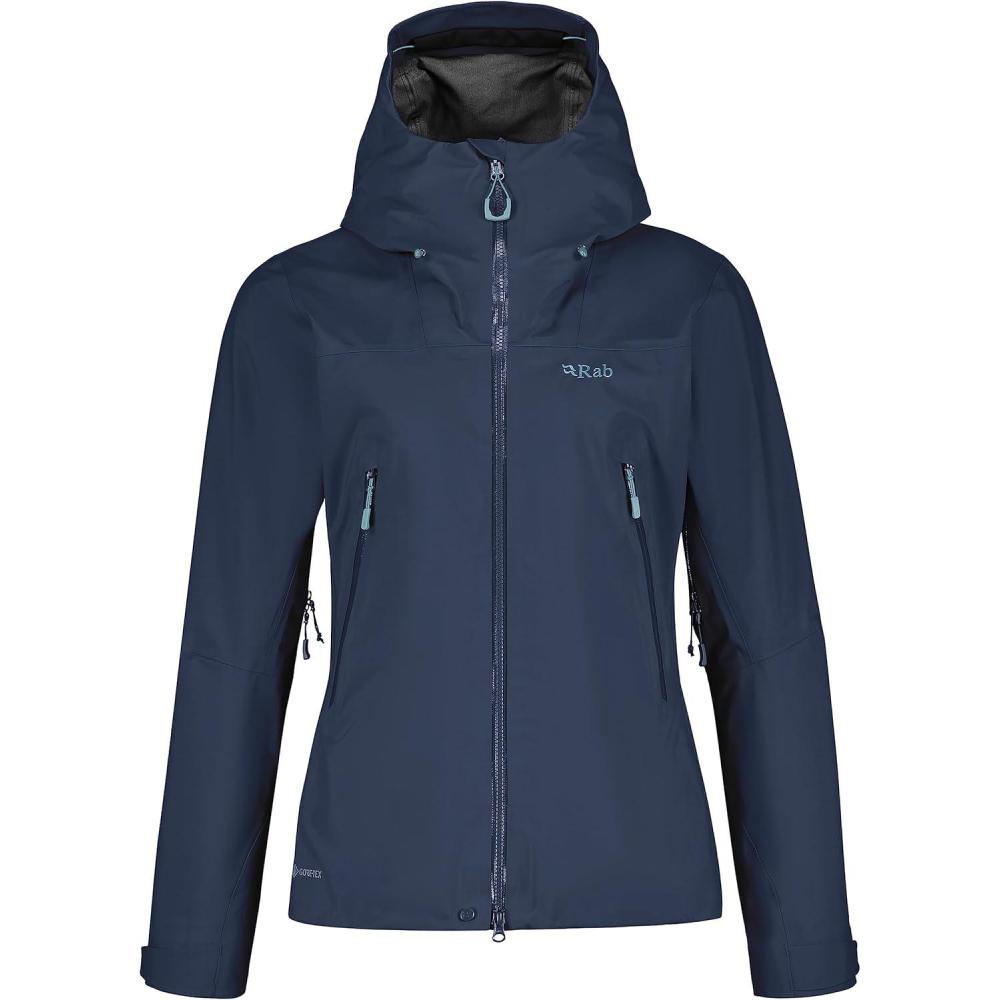 imageRab Womens Kangri GTX Jacket Waterproof Breathable GORETEX Shell for Hiking Climbing amp MountaineeringDeep Ink