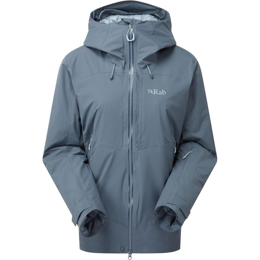 imageRab Womens Khroma Diffract Jacket Insulated Waterproof Ski Coat for Alpine amp Backcountry SkiingOrion Blue