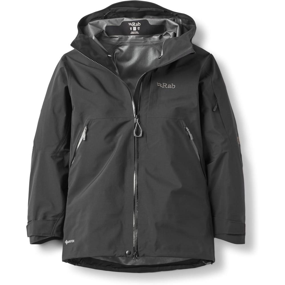 imageRab Womens Khroma Diffuse GTX Jacket GoreTex Waterproof Breathable Coat for Skiing amp MountaineeringBlack
