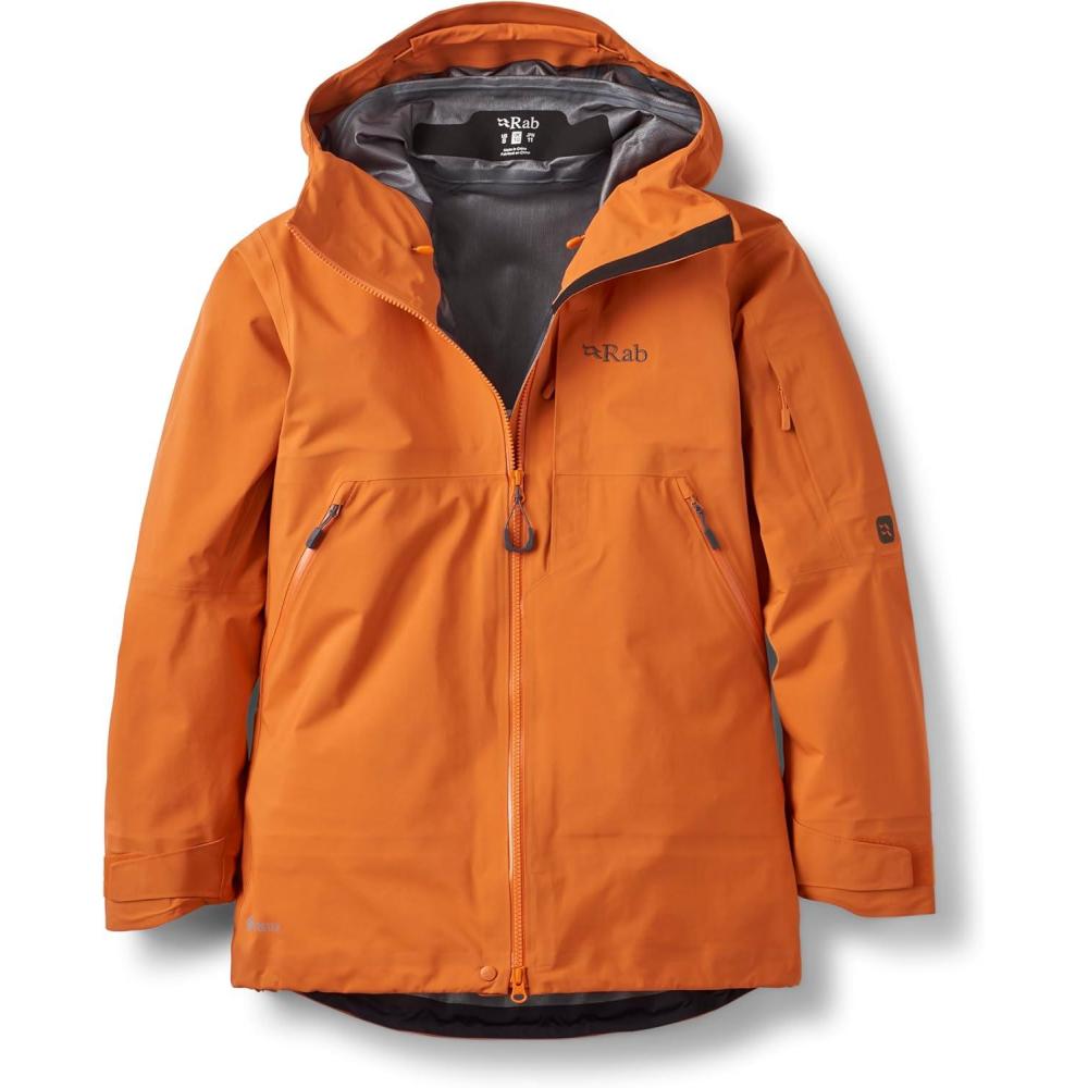 imageRab Womens Khroma Diffuse GTX Jacket GoreTex Waterproof Breathable Coat for Skiing amp MountaineeringDark Melba