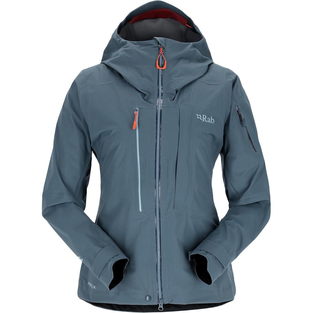 imageRab Womens Khroma Kinetic Jacket Waterproof Breathable Coat for Skiing amp MountaineeringOrion Blue