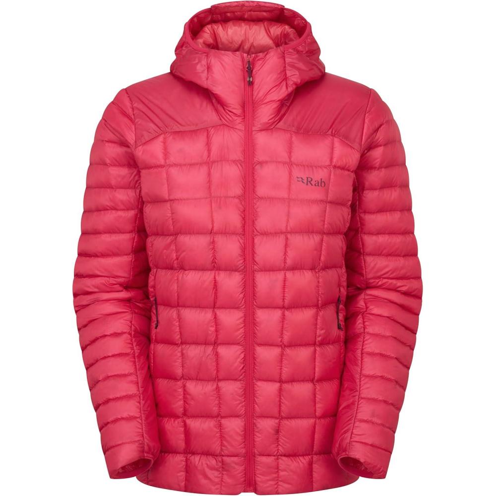 imageRab Womens Mythic Alpine Light Jacket Down Insulated WaterRepellent Windproof Hooded for Hiking Climbing amp CasualWatermelon