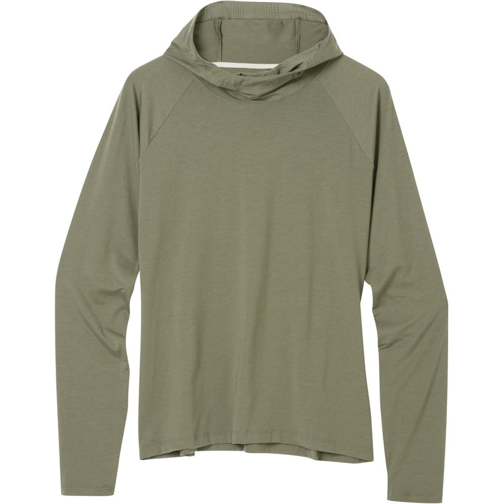 imageRab Womens Rivelin Hoody  Lightweight Breathable Hooded Midlayer for Hiking amp ClimbingLight Khaki