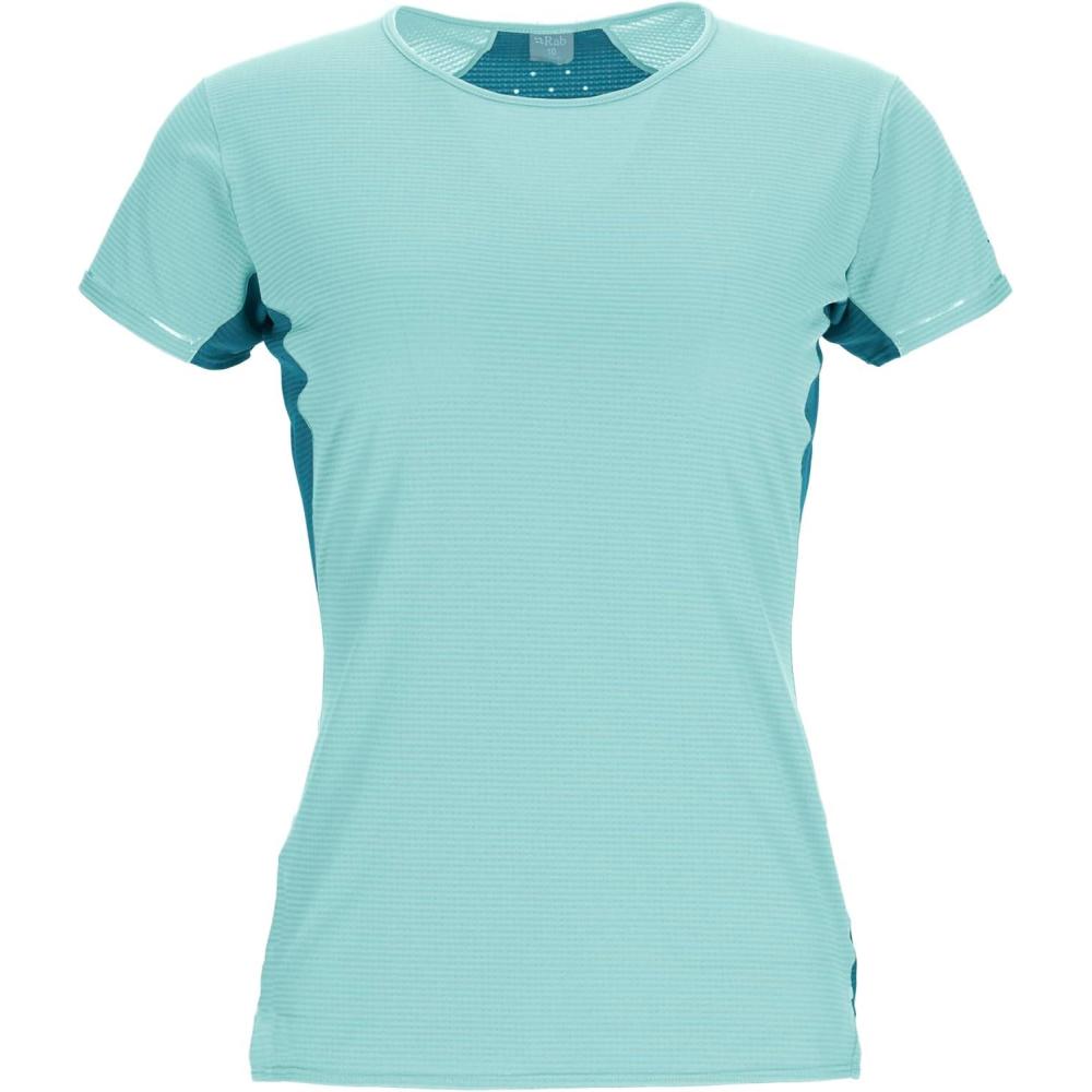 imageRab Womens Sonic Ultra Tee Shirt Lightweight QuickDrying TShirt for Hiking amp Trail RunningMeltwaterUltramarine
