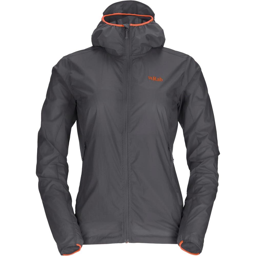 imageRab Womens Vital Hoody Ultralight Windproof Shell Jacket for Hiking Trail Running amp ClimbingGraphene