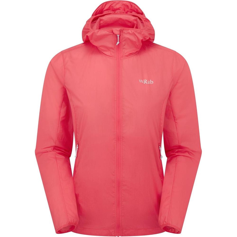 imageRab Womens Vital Hoody Ultralight Windproof Shell Jacket for Hiking Trail Running amp ClimbingHibiscus