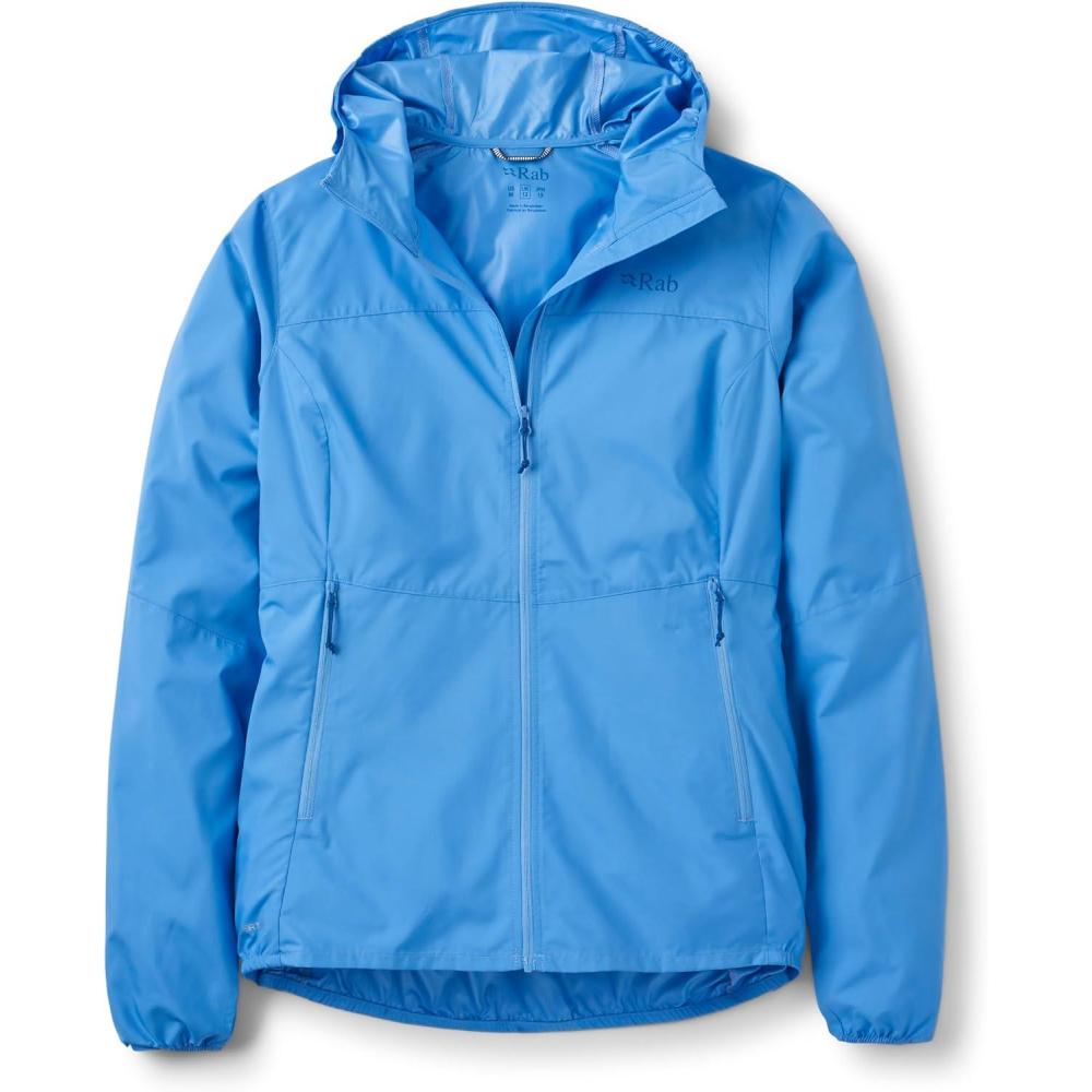 imageRab Womens Windgather Hoody Ultralight Windproof Shell Jacket for Hiking Trail Running amp ClimbingBluebird