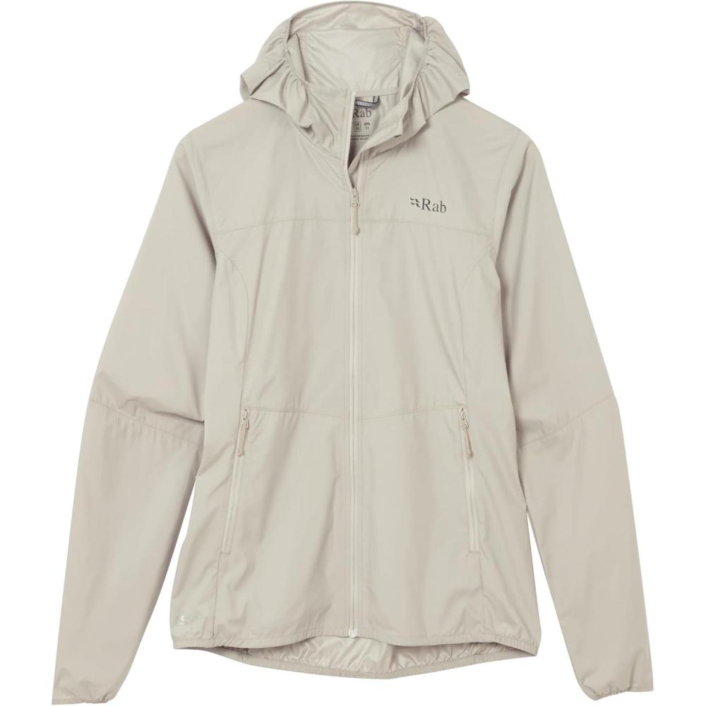 imageRab Womens Windgather Hoody Ultralight Windproof Shell Jacket for Hiking Trail Running amp ClimbingPebble