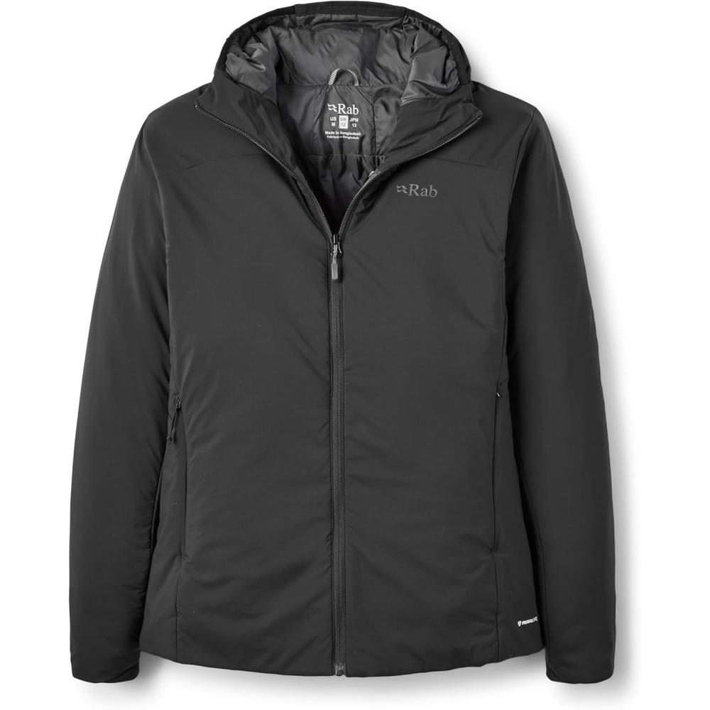 imageRab Womens Xenair Alpine Light Hooded Insulated Jacket for Hiking amp MountaineeringBlack