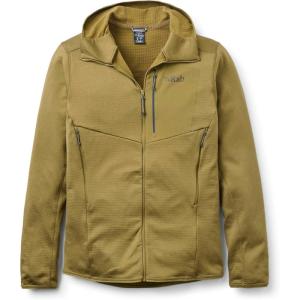 Rab Men’s Ascendor Hoody – Fleece Full-Zip Jacket for Climbing, Skiing, & Mountaineering(Oak)