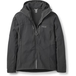 Rab Men’s Ascendor Pro Hoody – Fleece Jacket for Climbing, Skiing, & Mountaineering(Black)