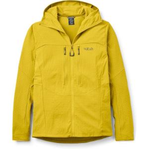 Rab Men’s Ascendor Pro Hoody – Fleece Jacket for Climbing, Skiing, & Mountaineering(Dark Pollen)