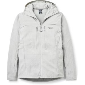 Rab Men’s Ascendor Pro Hoody – Fleece Jacket for Climbing, Skiing, & Mountaineering(Light Zinc)