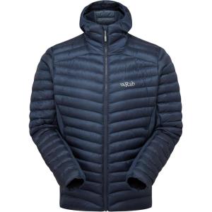 Rab Men’s Cirrus Flex Hoodie Jacket, Lightweight Insulated Puffer Coat for Hiking(Tempest Blue)