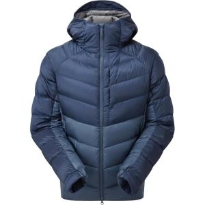 Rab Men’s Glaceon Pro Down Jacket – Lightweight Down Coat for Hiking, Climbing, & Mountaineering(Tempest Blue/Orion Blue)