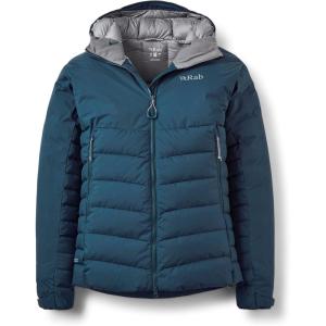 Rab Men’s Infinity Windstopper Hoody – GTX Windproof Gore-Tex Down Jacket for Climbing & Mountaineering(Tempest Blue)