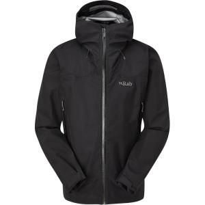 Rab Men’s Namche GTX Jacket – Gore-Tex Waterproof Breathable Rain Shell for Everyday & Hiking(Black)