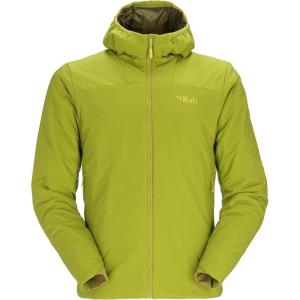 Rab Men’s Xenair Alpine Light Hooded Insulated Jacket for Hiking & Mountaineering(Aspen Green)