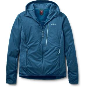 Rab Women’s Ascendor Summit Hoody – Fleece Jacket for Climbing, Skiing, & Mountaineering(Tempest Blue)