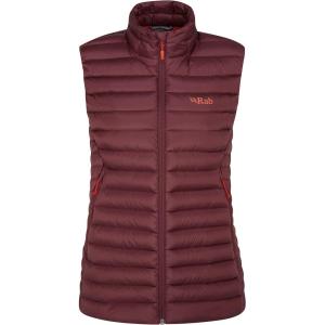 Rab Women’s Microlight Down Vest – Insulated Lightweight Gilet for Hiking, Trekking, & Skiing(Deep Heather)