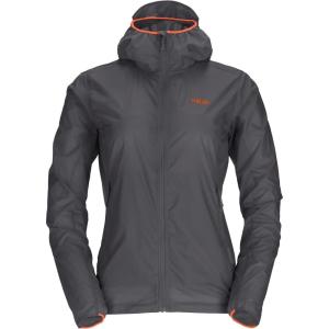 Rab Women’s Vital Hoody – Ultralight Windproof Shell Jacket for Hiking, Trail Running, & Climbing(Graphene)