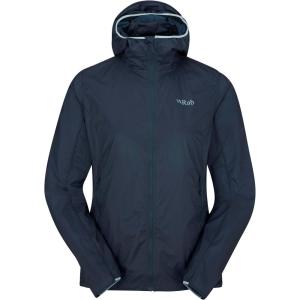 Rab Women’s Vital Hoody – Ultralight Windproof Shell Jacket for Hiking, Trail Running, & Climbing(Tempest Blue)