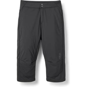Rab Xenair 3/4 Pants – Lightweight Synthetic Baselayer Pants for Climbing, Ski Touring, & Mountaineering(Black)